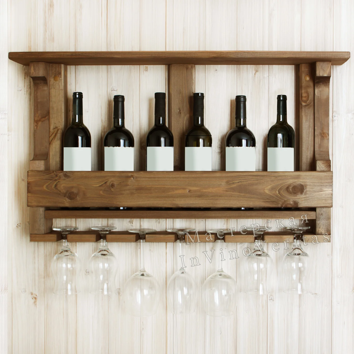 CL-7-Top Warm Nut 1500 Винная полка CL-7-Top"Теплый орех"